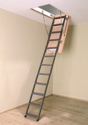 Складные металлические чердачные лестницы LMS